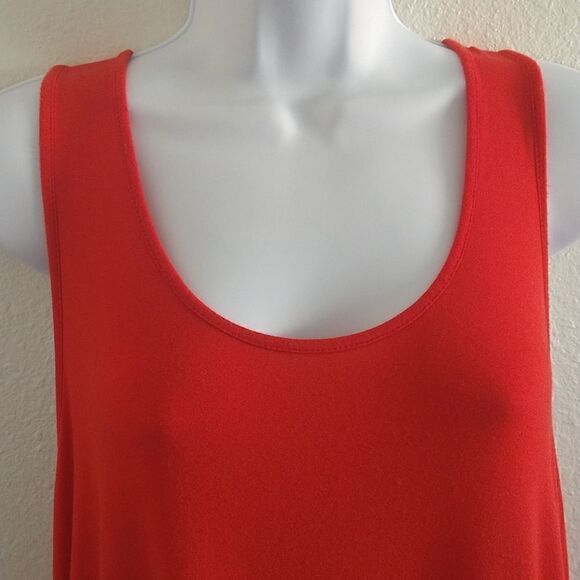 Abound Racer Tank Dress Red size Large - Picture 2 of 4